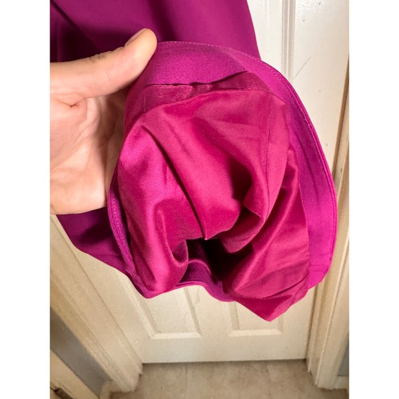 Elizabeth and James Magenta Pink Halter Neck Sheath NWT Size 4 Cocktail Mini - Picture 6 of 12
